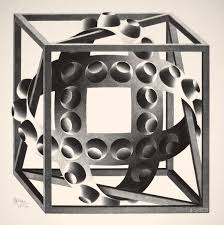 Escher Cubo con nastri